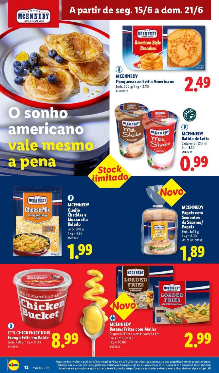 Folheto Lidl Sabores Americanos – Antevisão Promoções 15 a 21 de junho