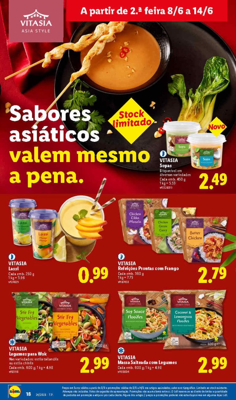 Folheto Lidl Sabores Ásia – Antevisão Promoções 8 a 14 de junho