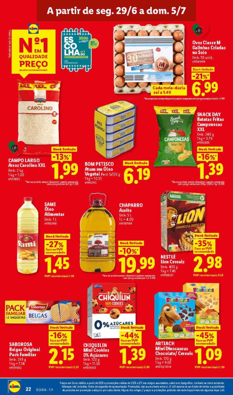 Folheto Lidl mercearia – Antevisão Promoções de 29 junho a 5 julho