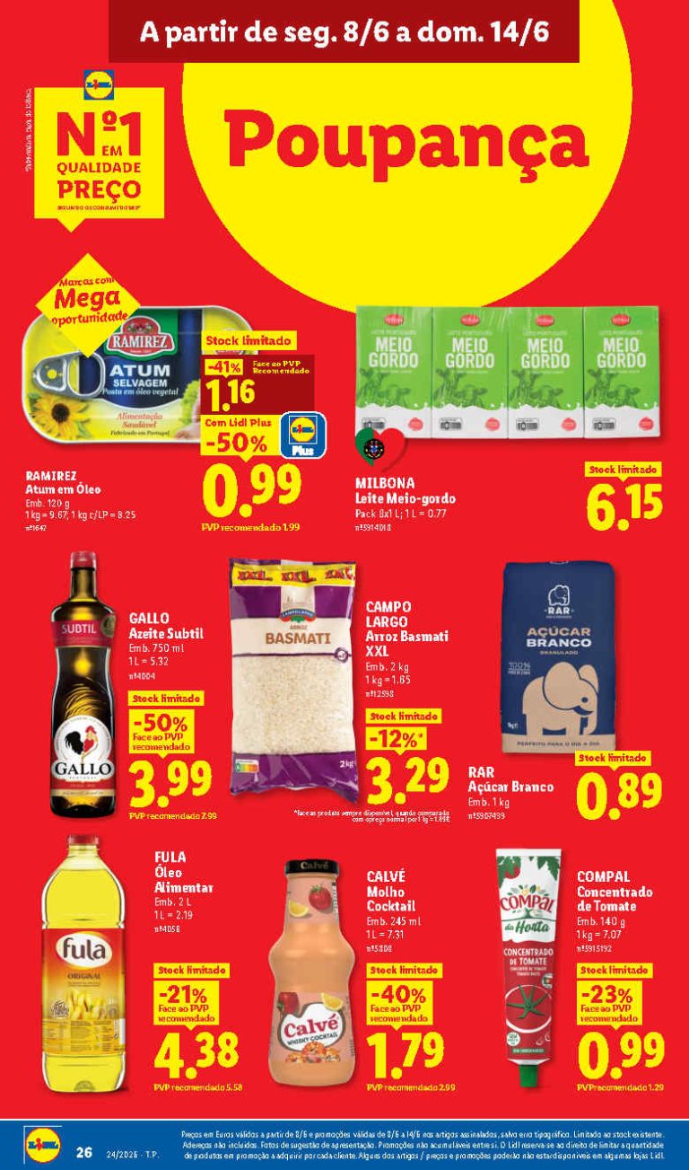 Folheto Lidl Mercearia – Antevisão Promoções 8 a 14 de junho