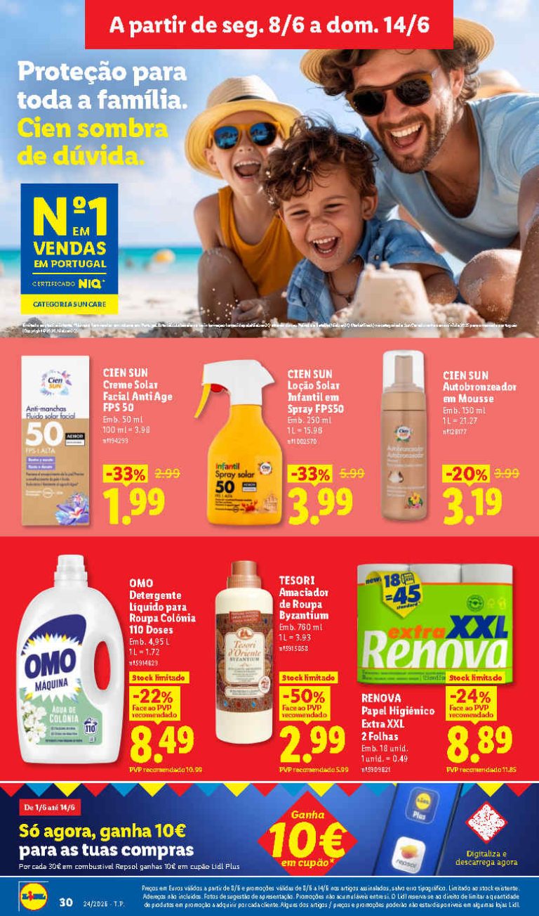 Folheto Lidl Limpeza e Beleza – Antevisão Promoções 8 a 14 de junho