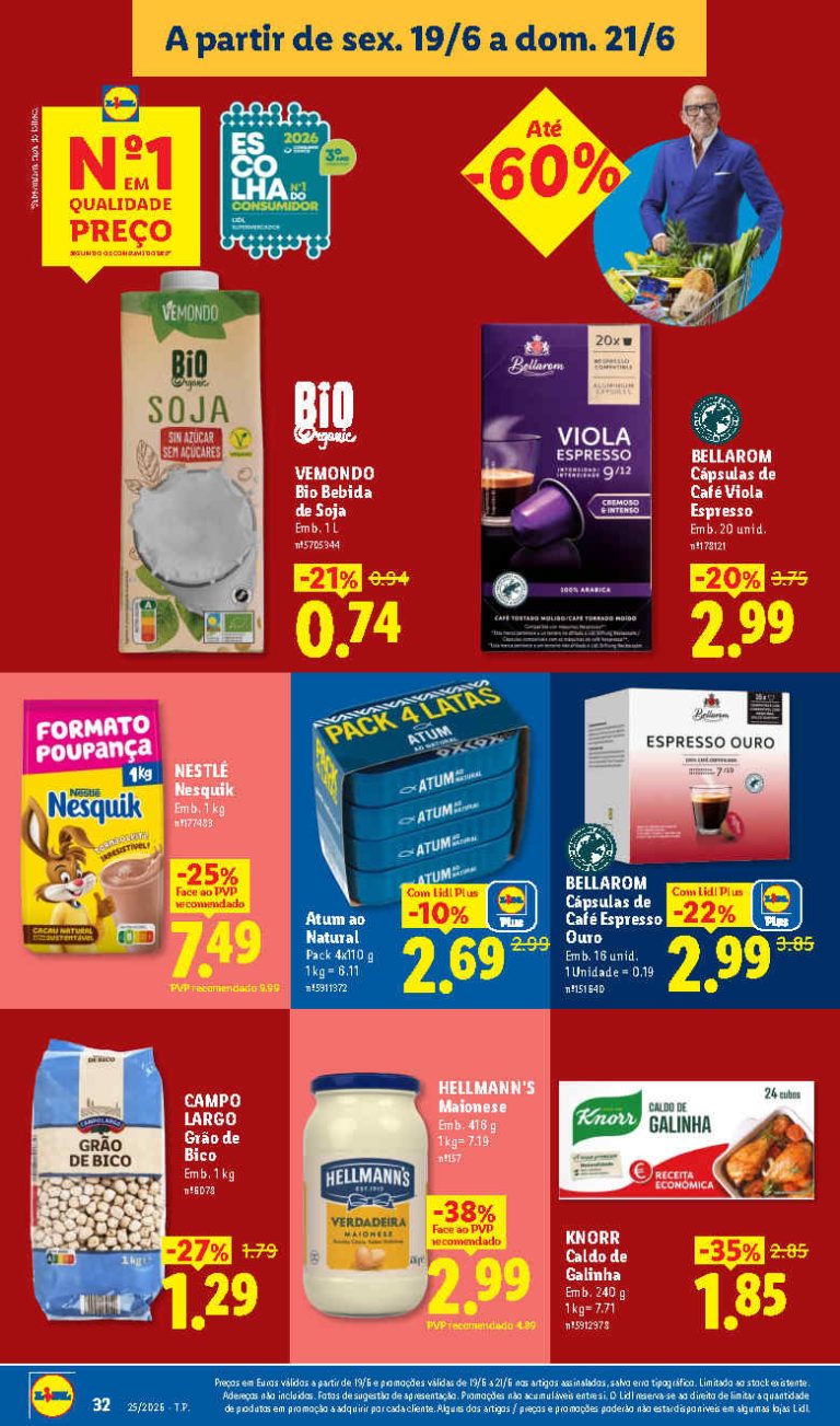 Folheto Lidl Fim de Semana – Antevisão Promoções 19 a 21 de junho