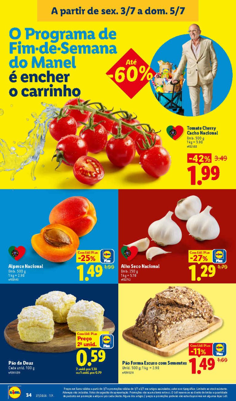 Folheto Lidl Frescos – Antevisão Promoções de 3 a 9 julho