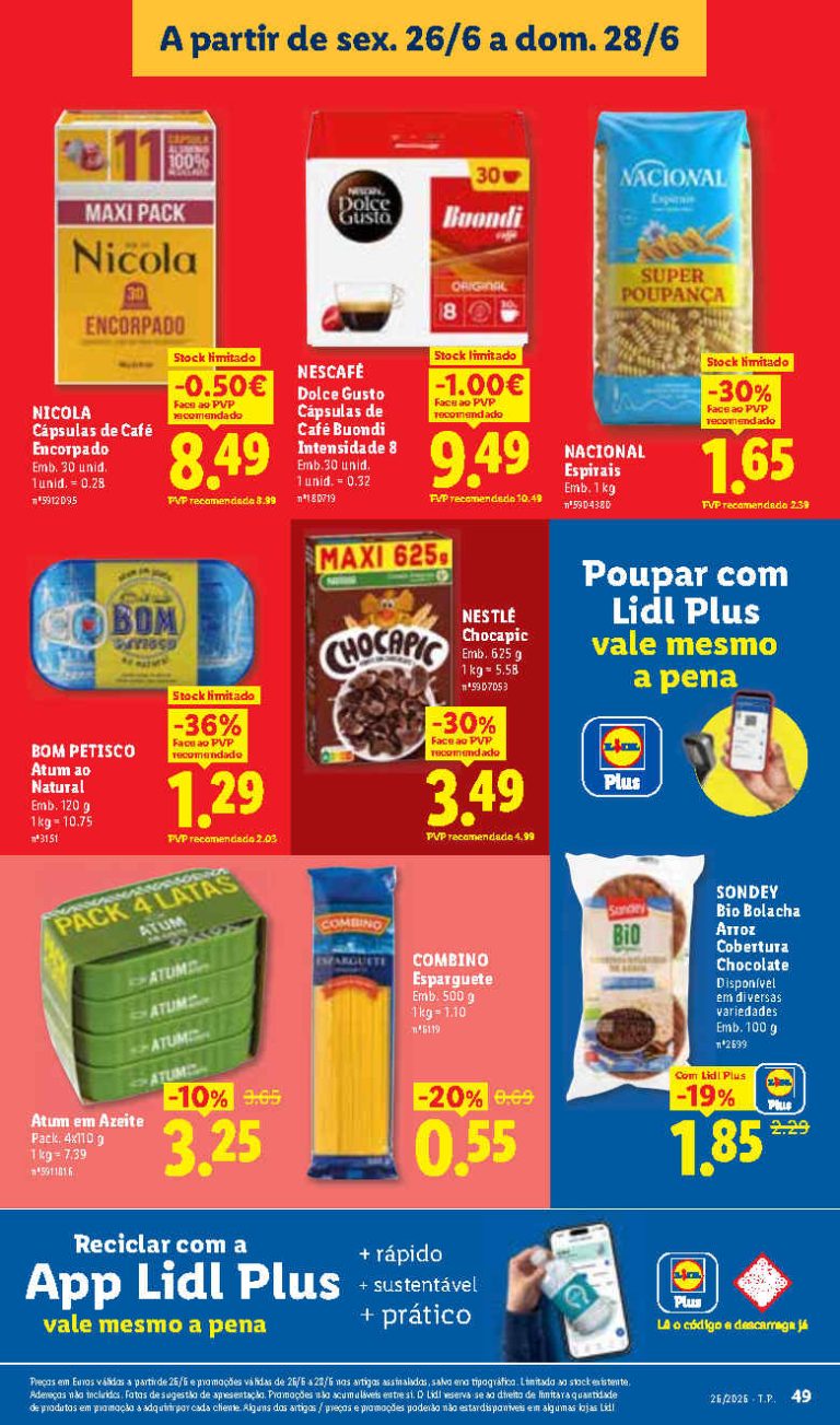 Folheto Lidl Fim de Semana – Antevisão Promoções 26 a 28 de junho