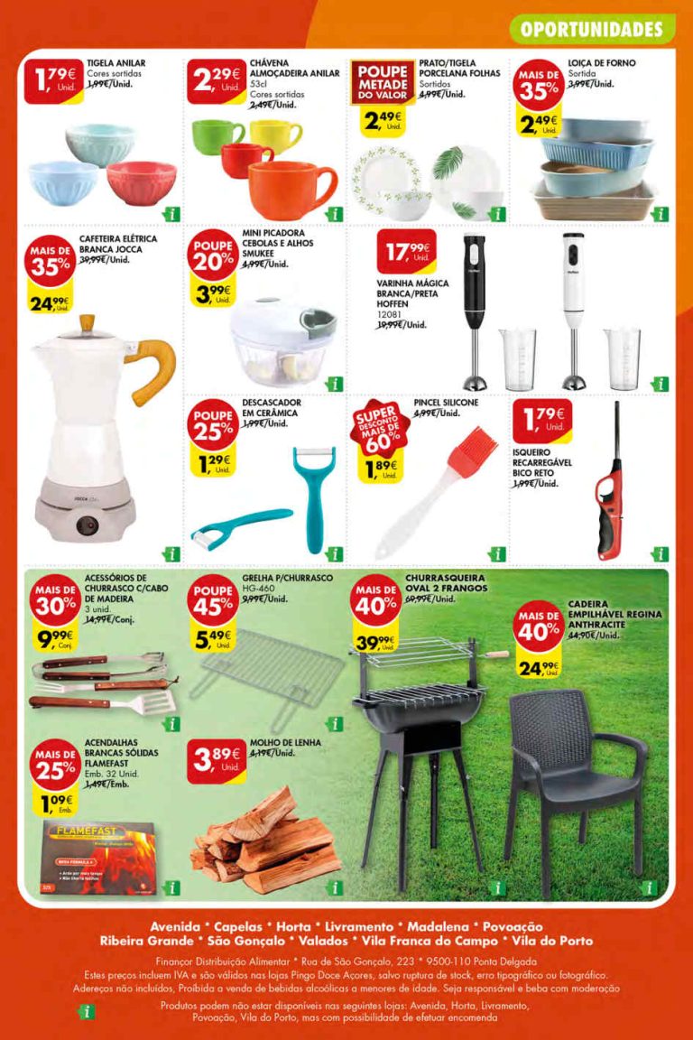 Folheto Pingo Doce Açores – Antevisão Promoções 4 a 10 de junho
