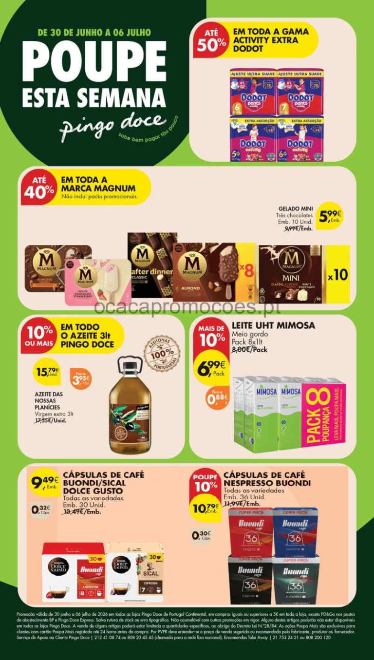 Folheto Pingo Doce lojas pequenas – Antevisão Promoções 30 junho a 6 julho