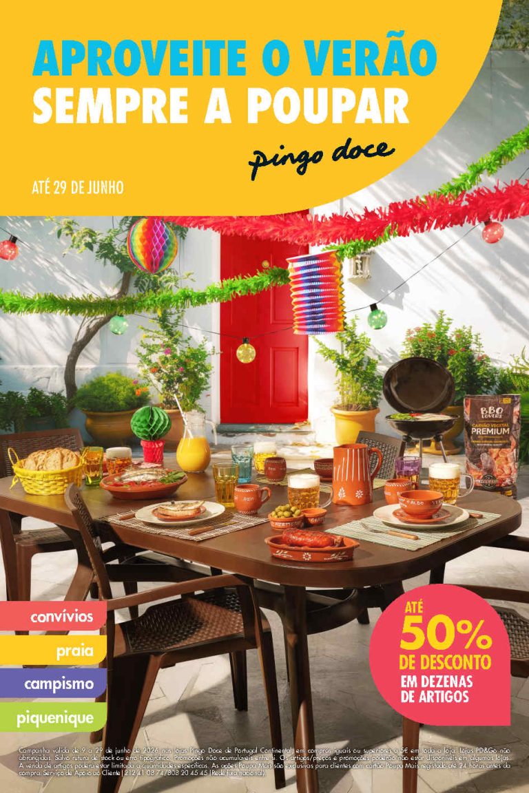 Folheto Pingo Doce bazar Verão – Antevisão Promoções 9 a 29 de junho