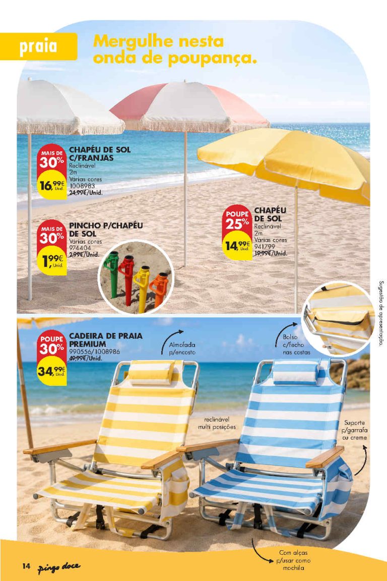 Folheto Pingo Doce bazar – Antevisão promoções Praia até 29 junho