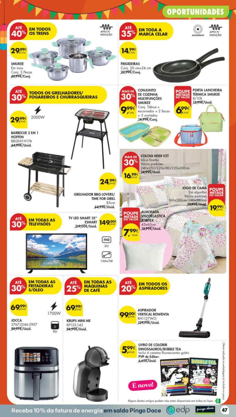 Folheto Pingo Doce bazar lojas médias – Antevisão Promoções 9 a 15 de junho