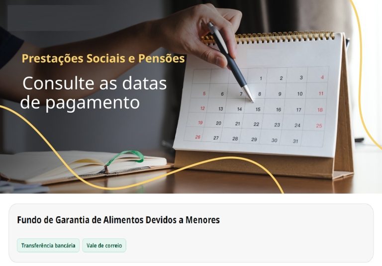 Fundo de garantia de alimentos devidos a menores – data de pagamento em junho