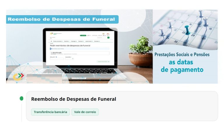 Reembolso Despesas de Funeral – Data de Pagamento Subsídio em junho