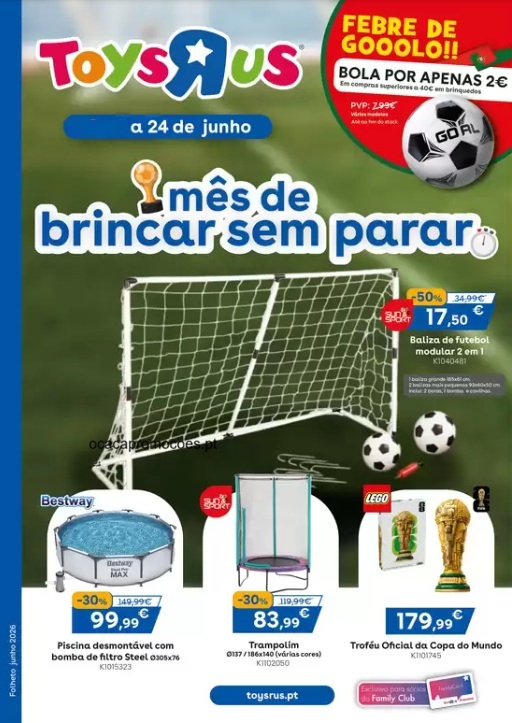 Folheto Toys R Us – Antevisão Promoções 5 a 24 de junho