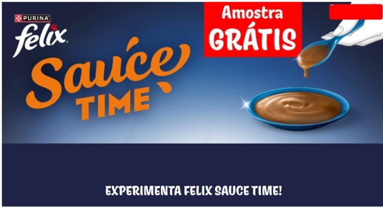 Amostras Grátis – Nova amostra Purina Sauce Time