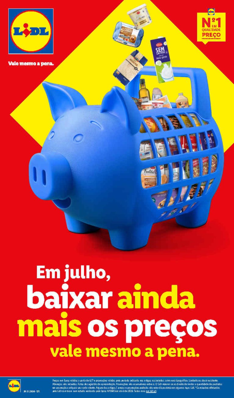 Folheto Lidl baixa de preços – Antevisão Promoções 6 julho a 2 agosto