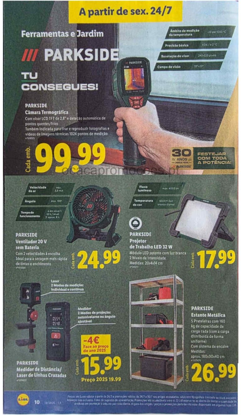 Folheto Lidl bazar – Antevisão Promoções a partir 24 de julho