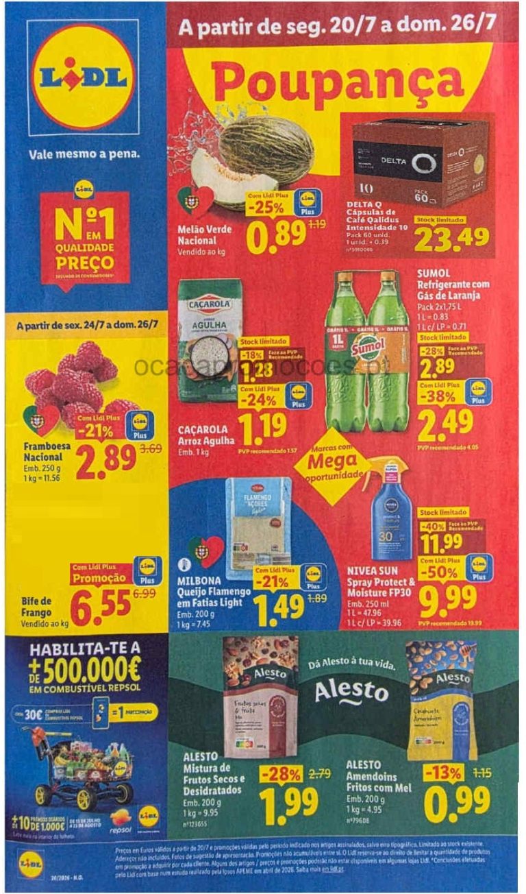 Folheto Lidl – Antevisão Promoções a partir 20 de julho