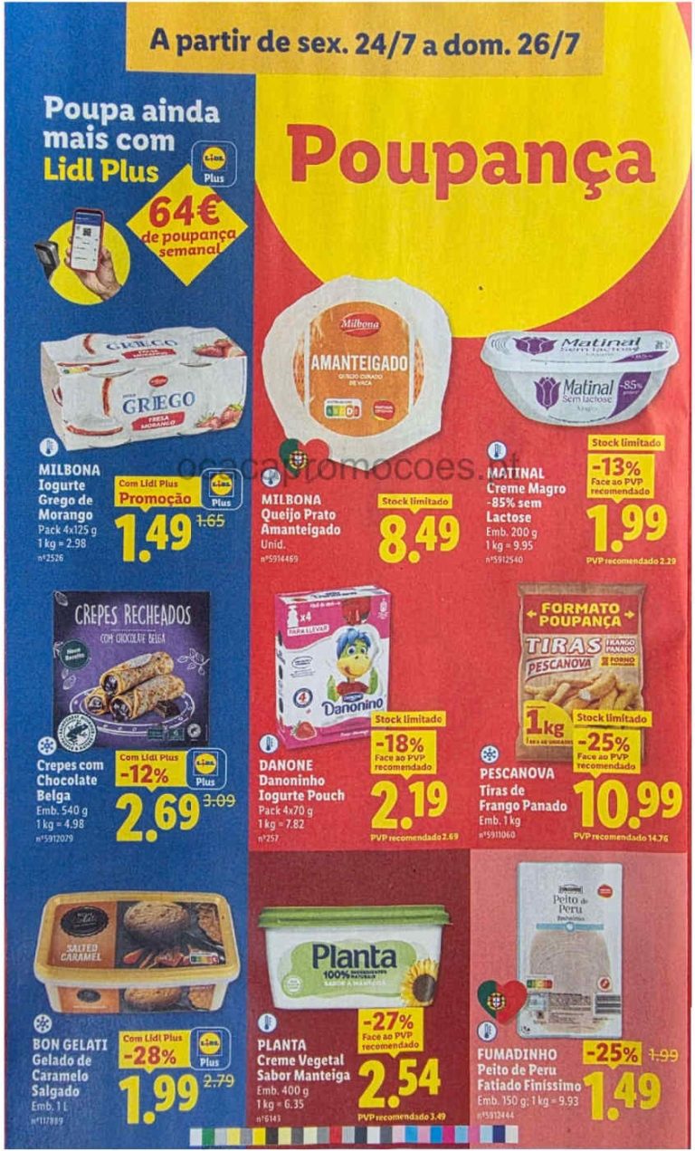 Folheto Lidl – Antevisão Promoções a partir 24 de julho