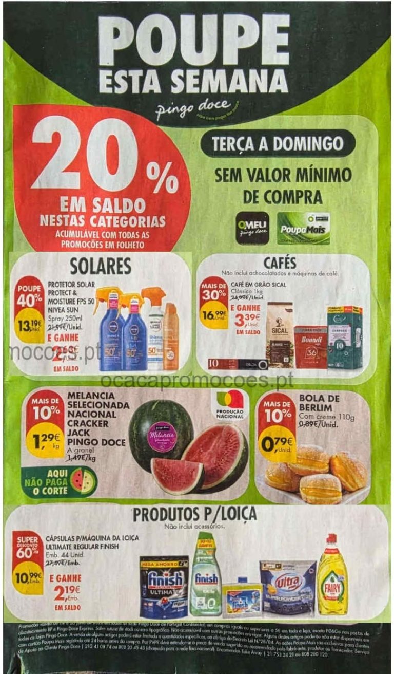 Folheto Pingo Doce lojas grandes – Antevisão Promoções 14 a 20 de julho