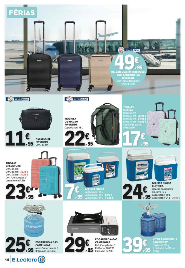 Folheto E Leclerc Férias – Antevisão bazar Promoções até 31 de julho