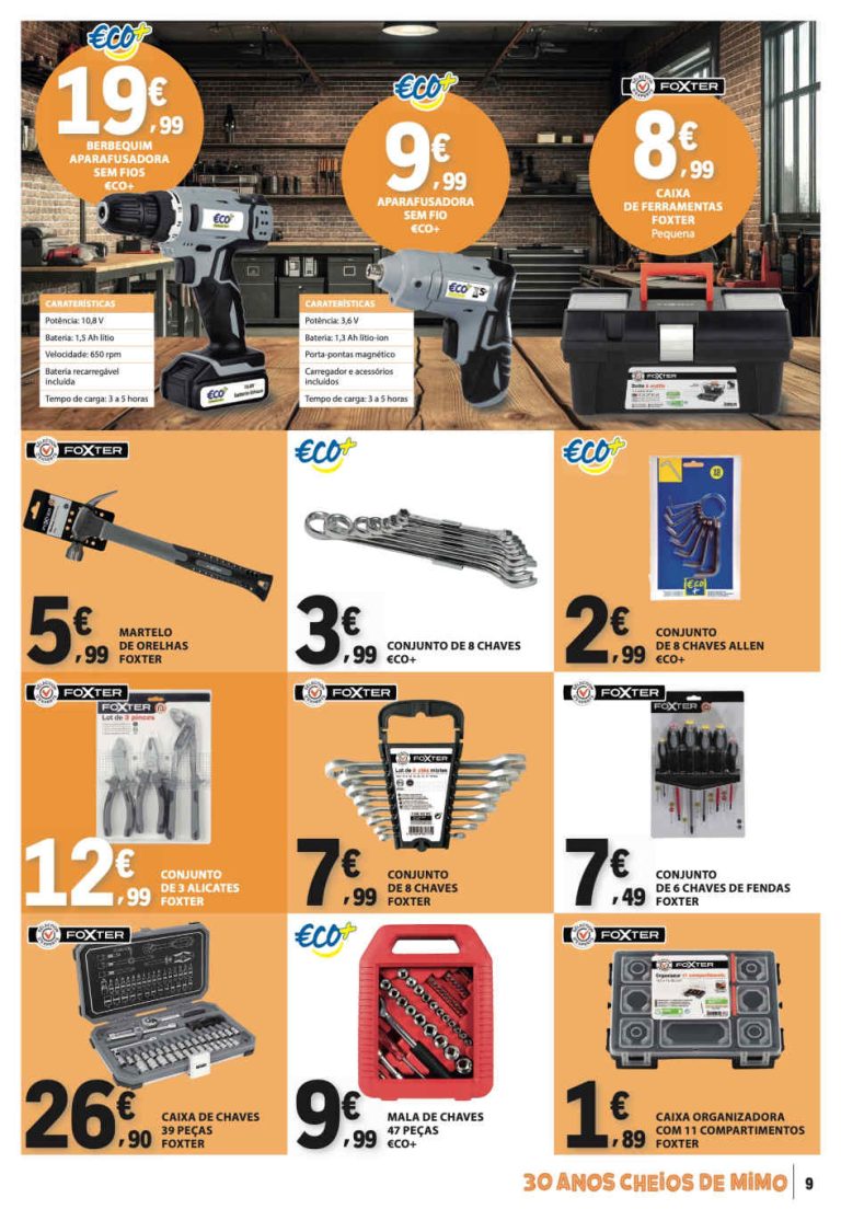 Folheto E Leclerc ferramentas – Antevisão bazar Promoções até 15 de julho