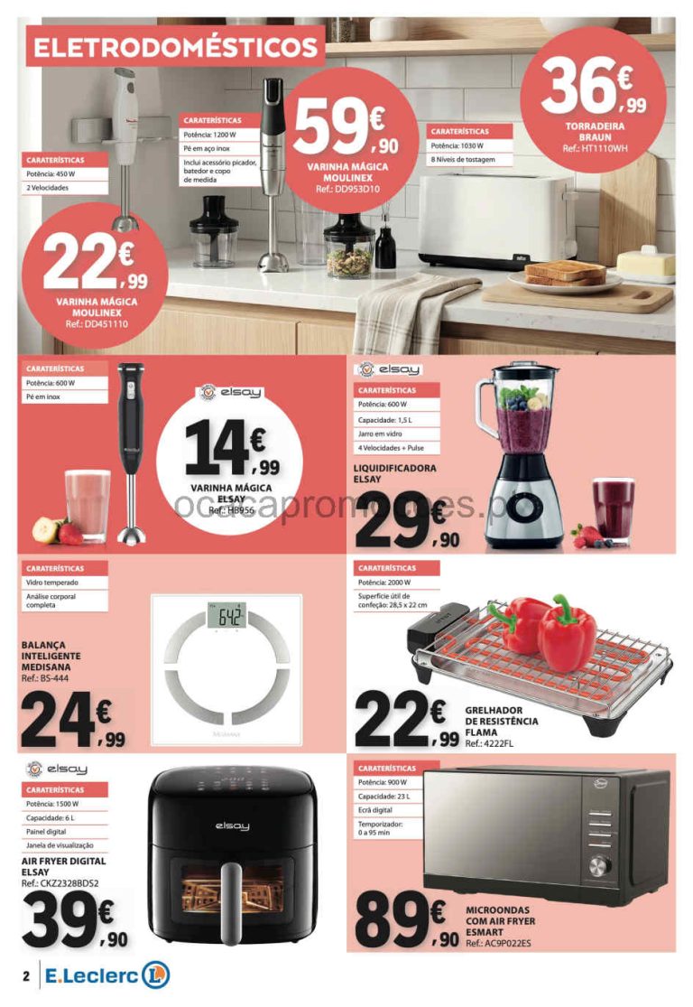 Folheto E Leclerc – Antevisão cozinha bazar Promoções até 29 de julho