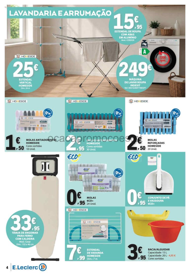 Folheto E Leclerc – Antevisão Casa bazar Promoções até 29 de julho
