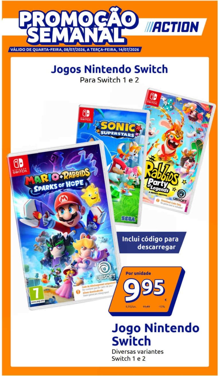 Folheto Action – Antevisão Promoções bazar 8 a 14 de julho