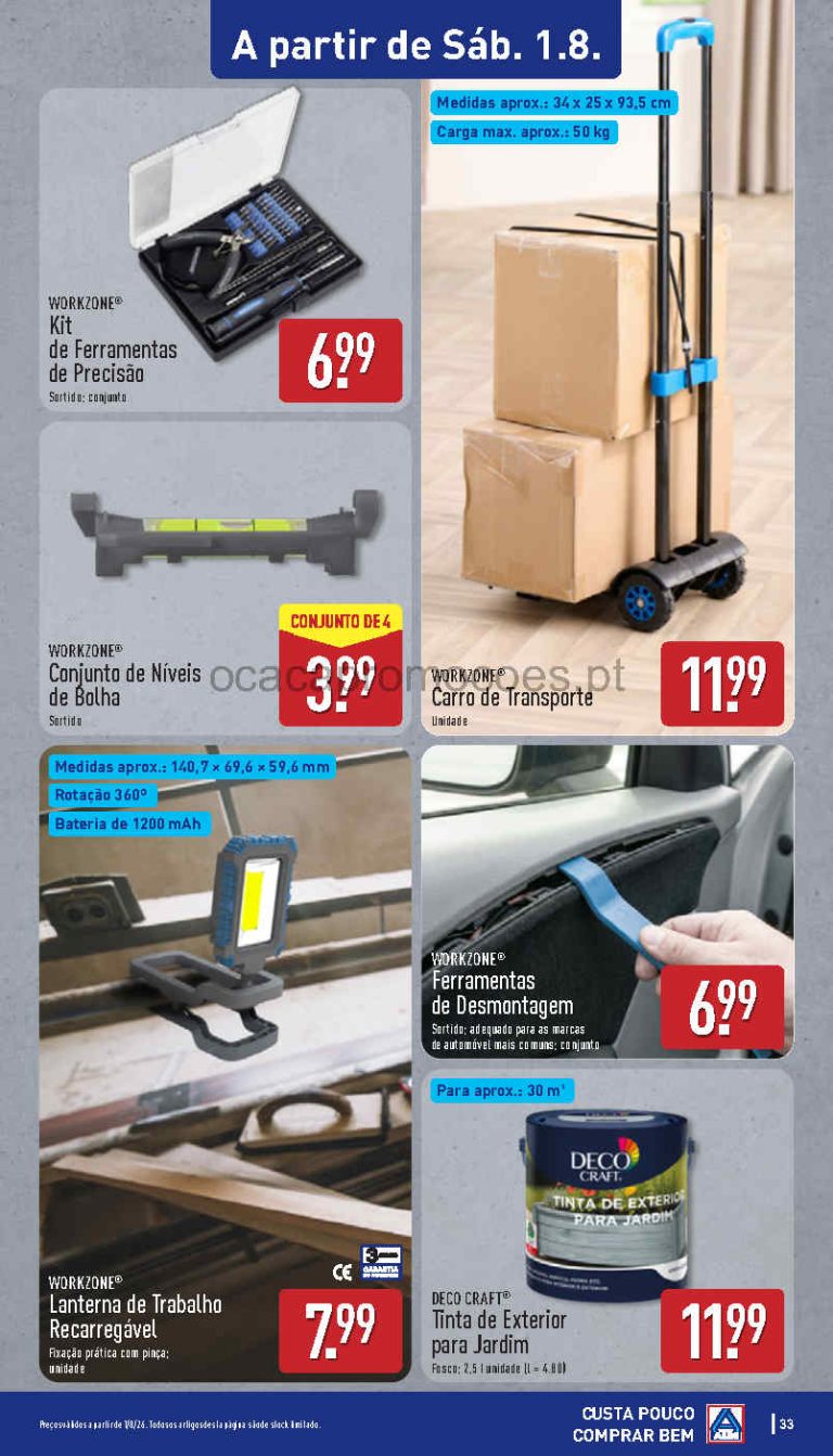 Folheto Aldi Bazar – Antevisão Achados Promoções de 1 a 2 agosto