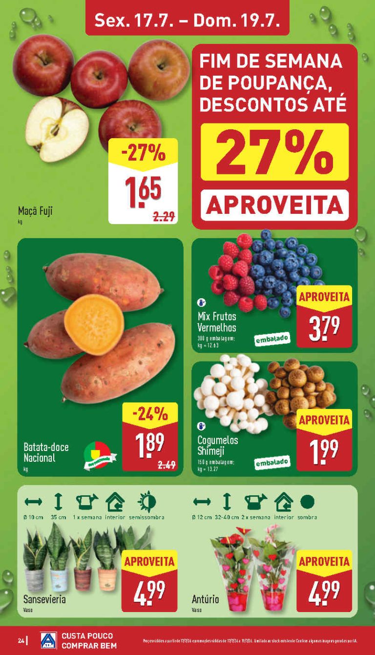 Folheto Aldi frescos – Antevisão promoções 17 a 19 de julho