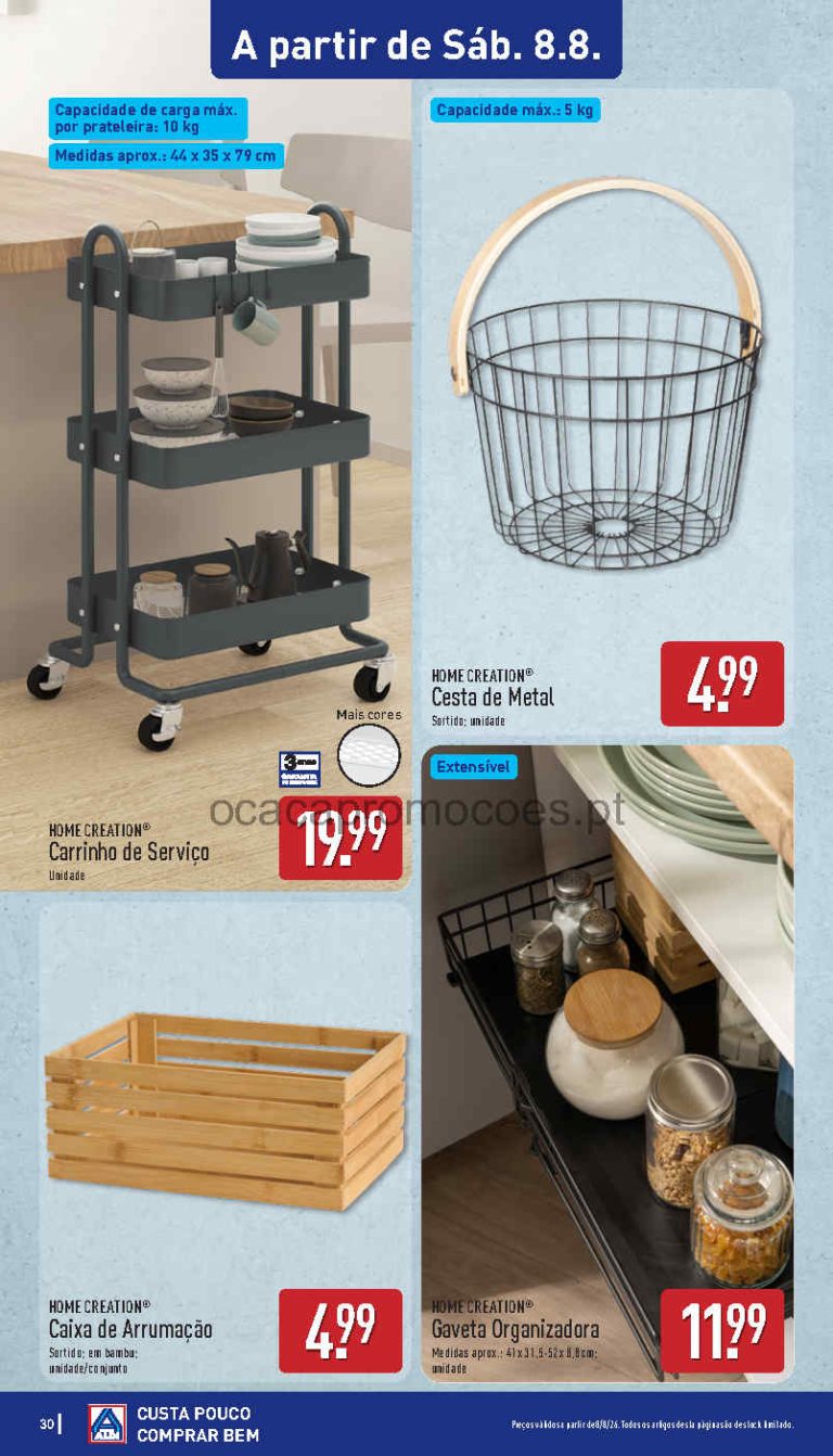 Folheto Aldi – Antevisão Promoções 3 a 9 de agosto