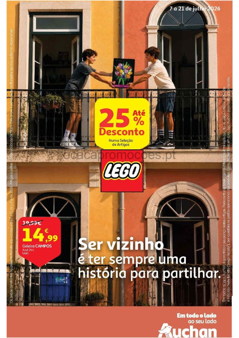 Folheto Auchan – Antevisão Promoções 8 a 21 de julho