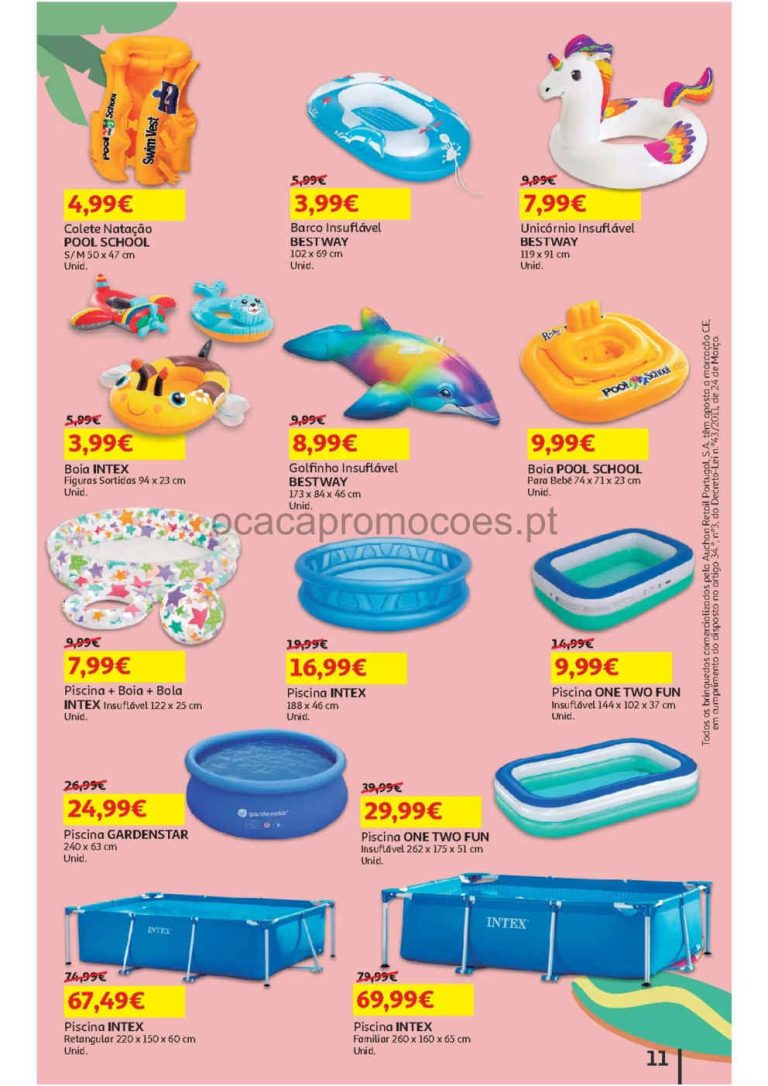 Folheto Auchan – Antevisão Verão bazar Promoções até 4 de agosto