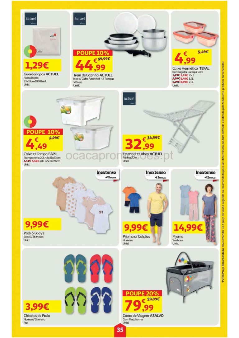 Folheto Auchan bazar – Antevisão Promoções 16 a 22 de julho