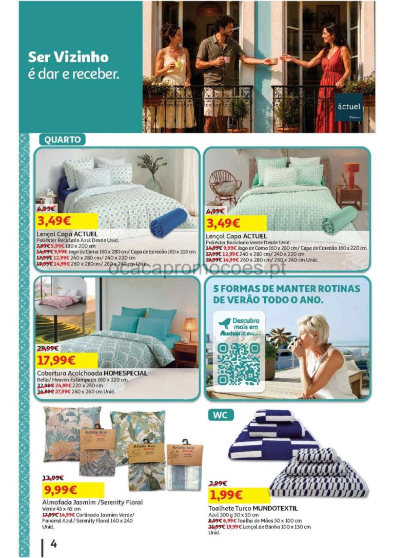 Folheto Auchan casa – Antevisão bazar Promoções até 4 de agosto