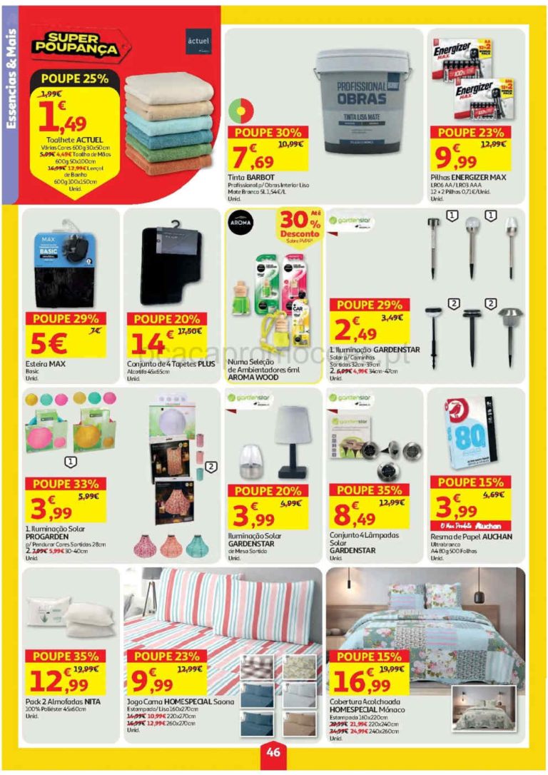 Folheto Auchan bazar – Antevisão Promoções 23 a 29 de julho