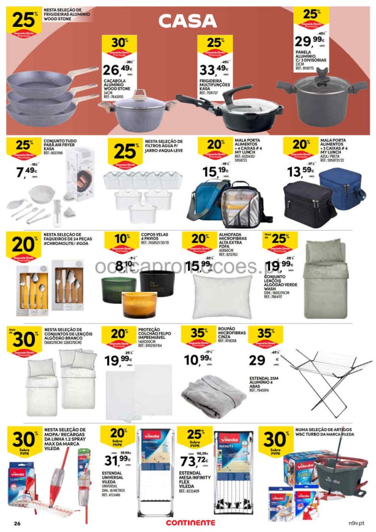 Folheto Continente bazar Açores – Antevisão Promoções 23 julho a 5 agosto