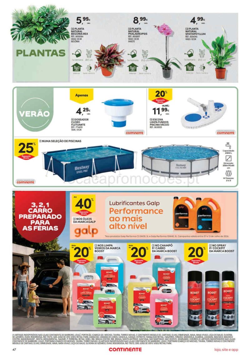 Continente Destaques – Antevisão Promoções Bazar 7 a 13 de julho