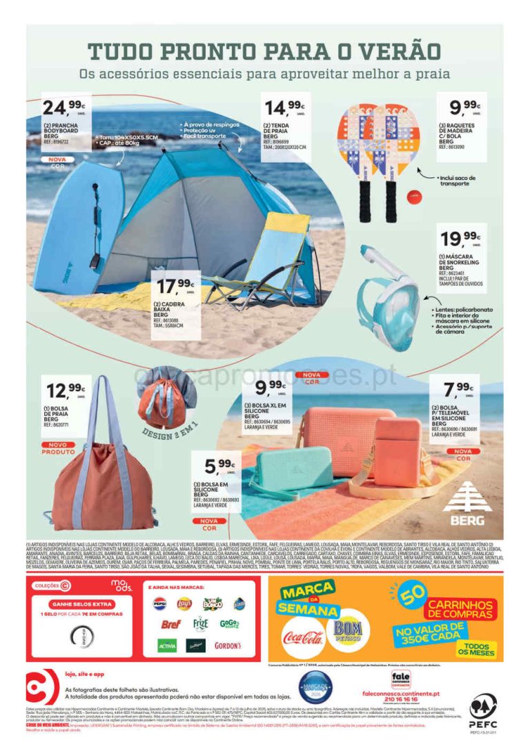 Folheto Continente bazar – Antevisão Promoções 7 a 13 de julho