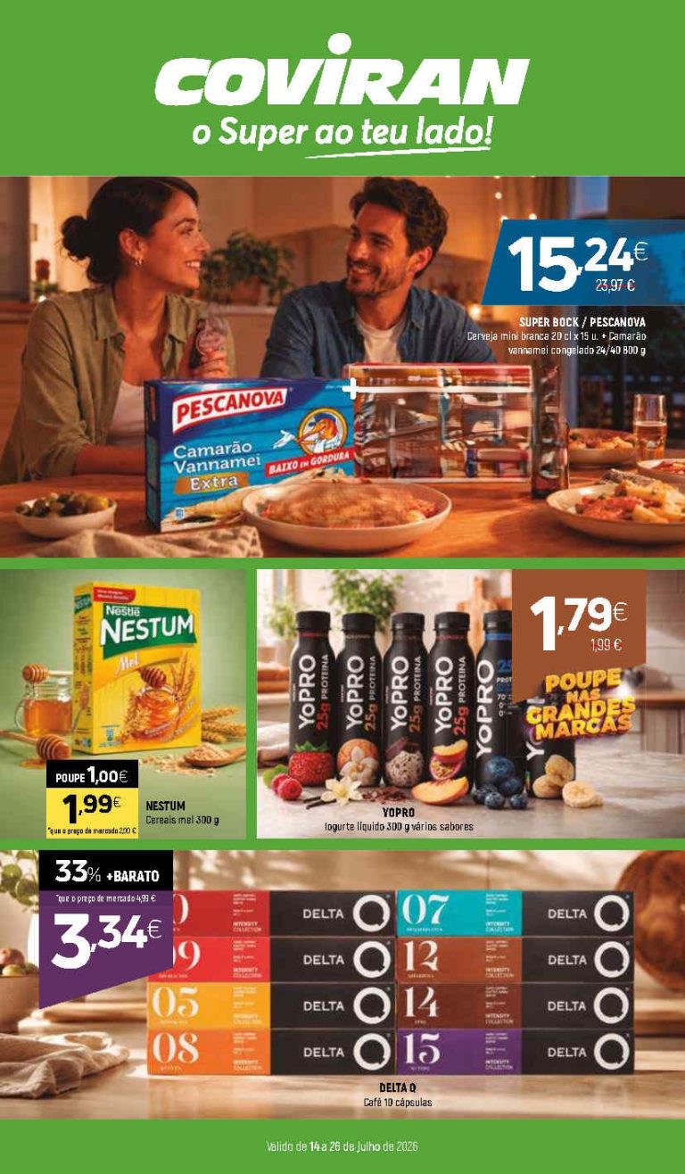 Folheto Coviran – Antevisão Promoções 14 a 26 de julho