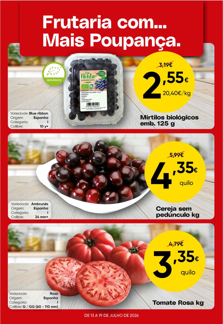 Folheto Supermercados Froiz – Antevisão Promoções 13 a 19 de julho