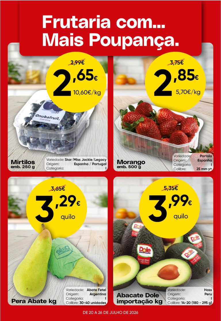 Folheto Supermercados Froiz – Antevisão Promoções 20 a 26 de julho