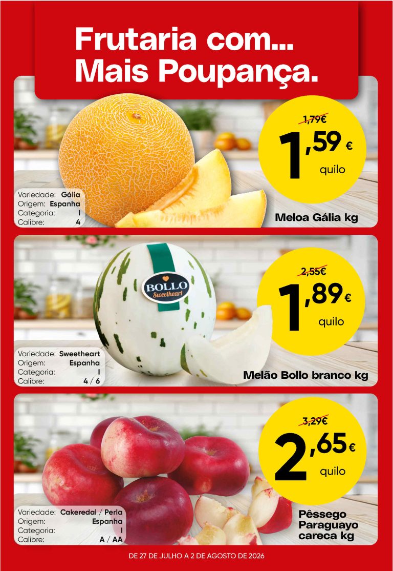 Folheto Supermercados Froiz – Antevisão Promoções 27 julho a 2 agosto