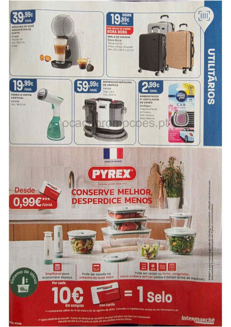 Folheto Intermarché bazar – Antevisão Promoções 16 a 22 de julho