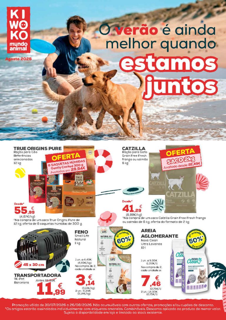 Folheto Kiwoko – Antevisão Promoções de 30 julho a 26 agosto