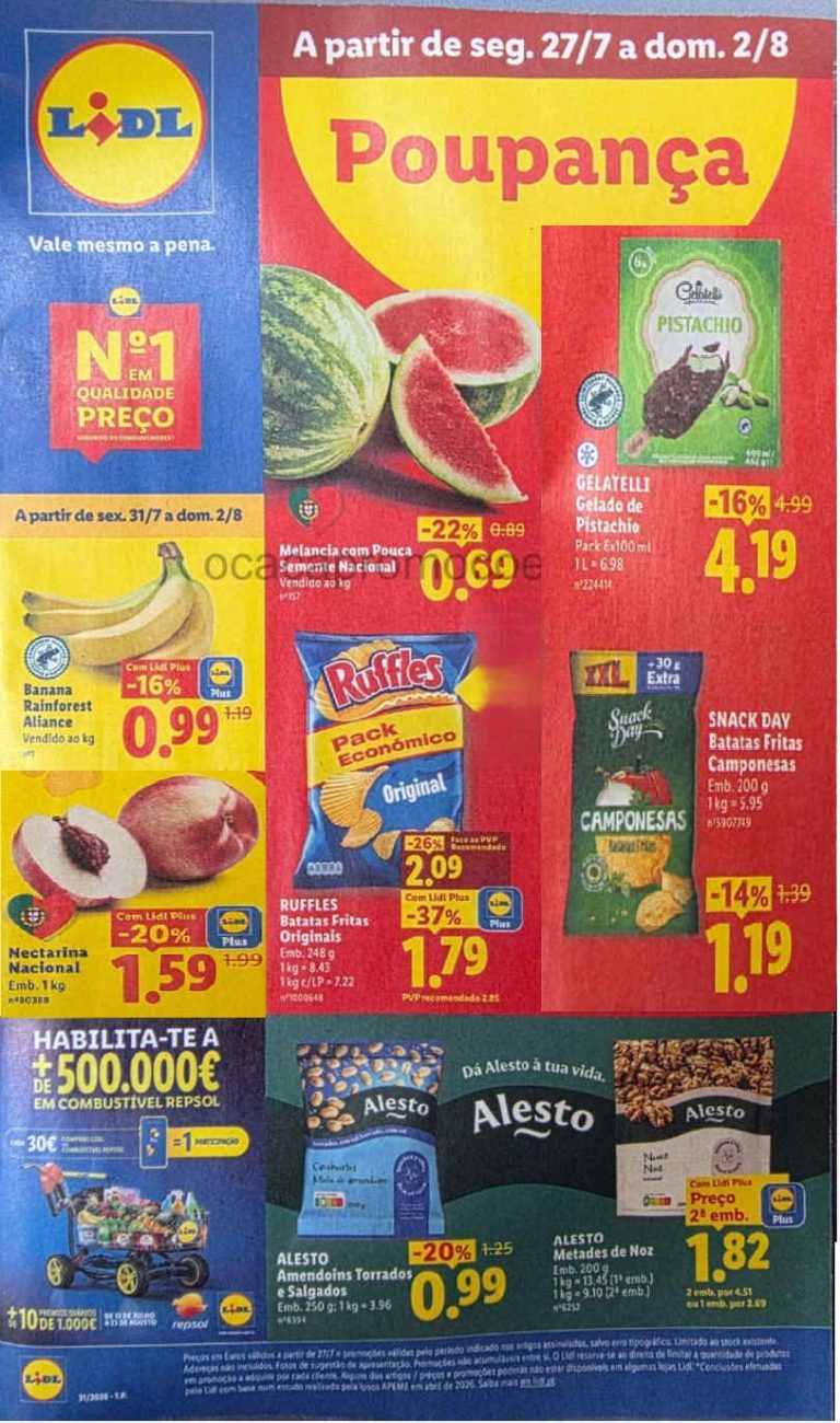 Folheto Lidl – Antevisão Promoções a partir 27 de julho