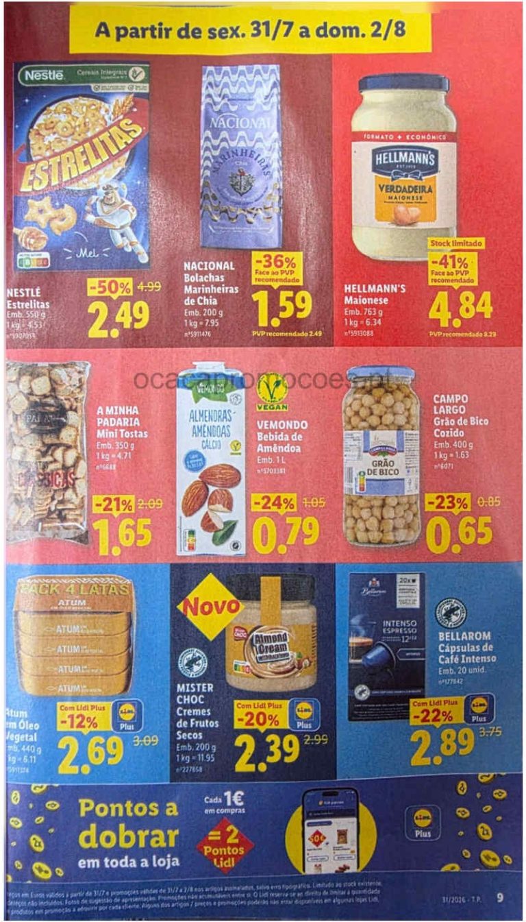 Folheto Lidl – Antevisão Promoções a partir 31 de julho