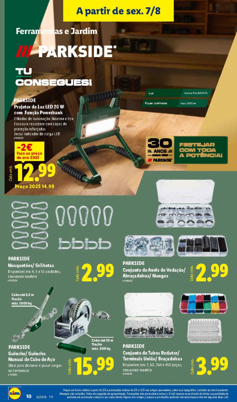 Lidl Destaques – Antevisão Bazar Promoções de 7 a 13 agosto