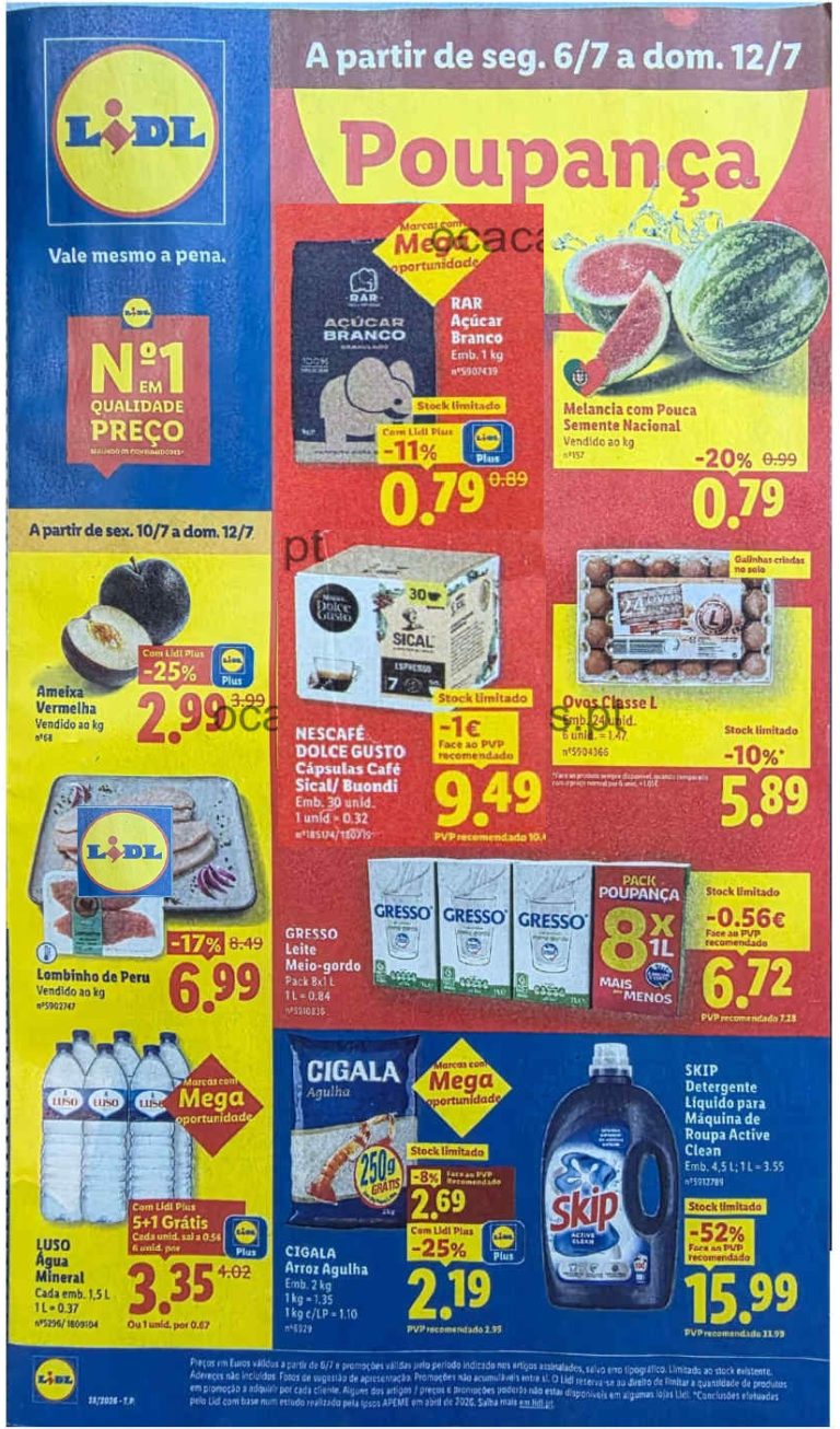 Folheto Lidl – Antevisão Promoções de 6 a 12 julho