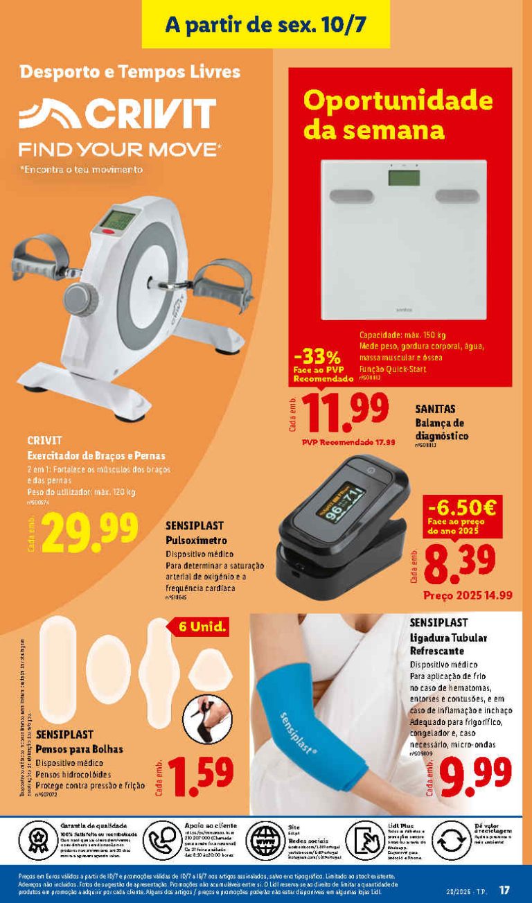 Folheto Lidl oportunidades – Antevisão bazar Promoções 10 a 16 de julho