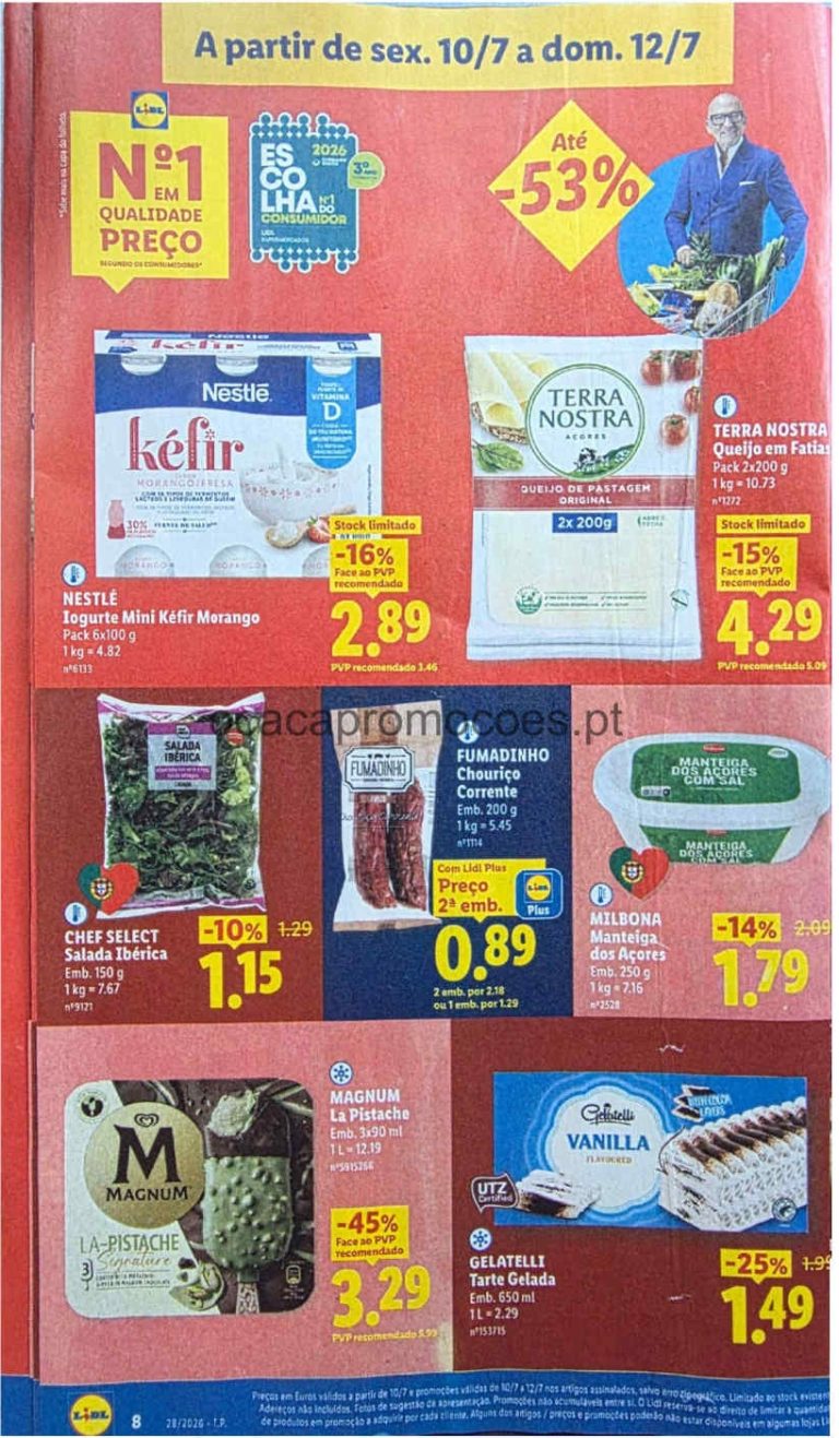 Folheto Lidl – Antevisão Promoções a partir 10 de julho